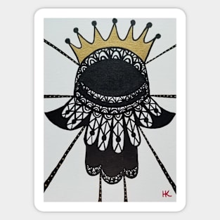 RBG Hamsa  by Harriette Knight Sticker